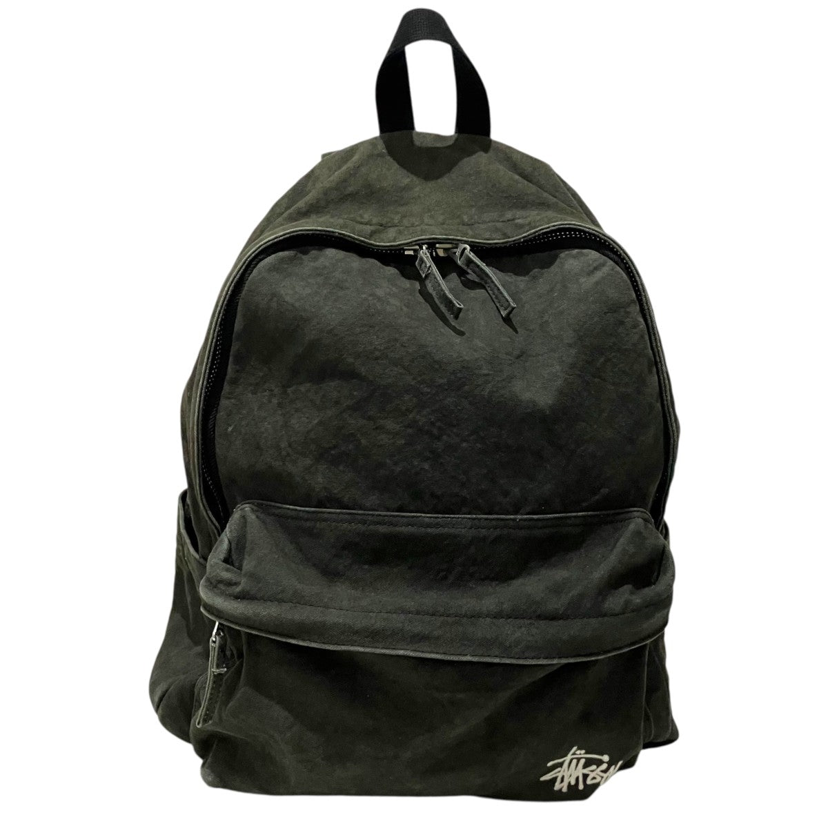 old stussy リュック Stussy Backpack logo color Black 100% Polyester fashion goods