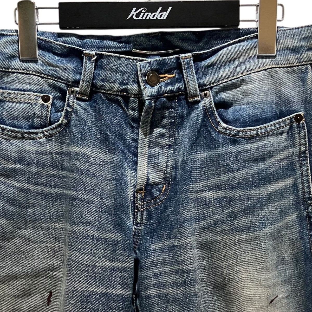 Saint Laurent Paris ニーペイントデニムパンツ526881 古着・中古-3枚目のアイテム画像
