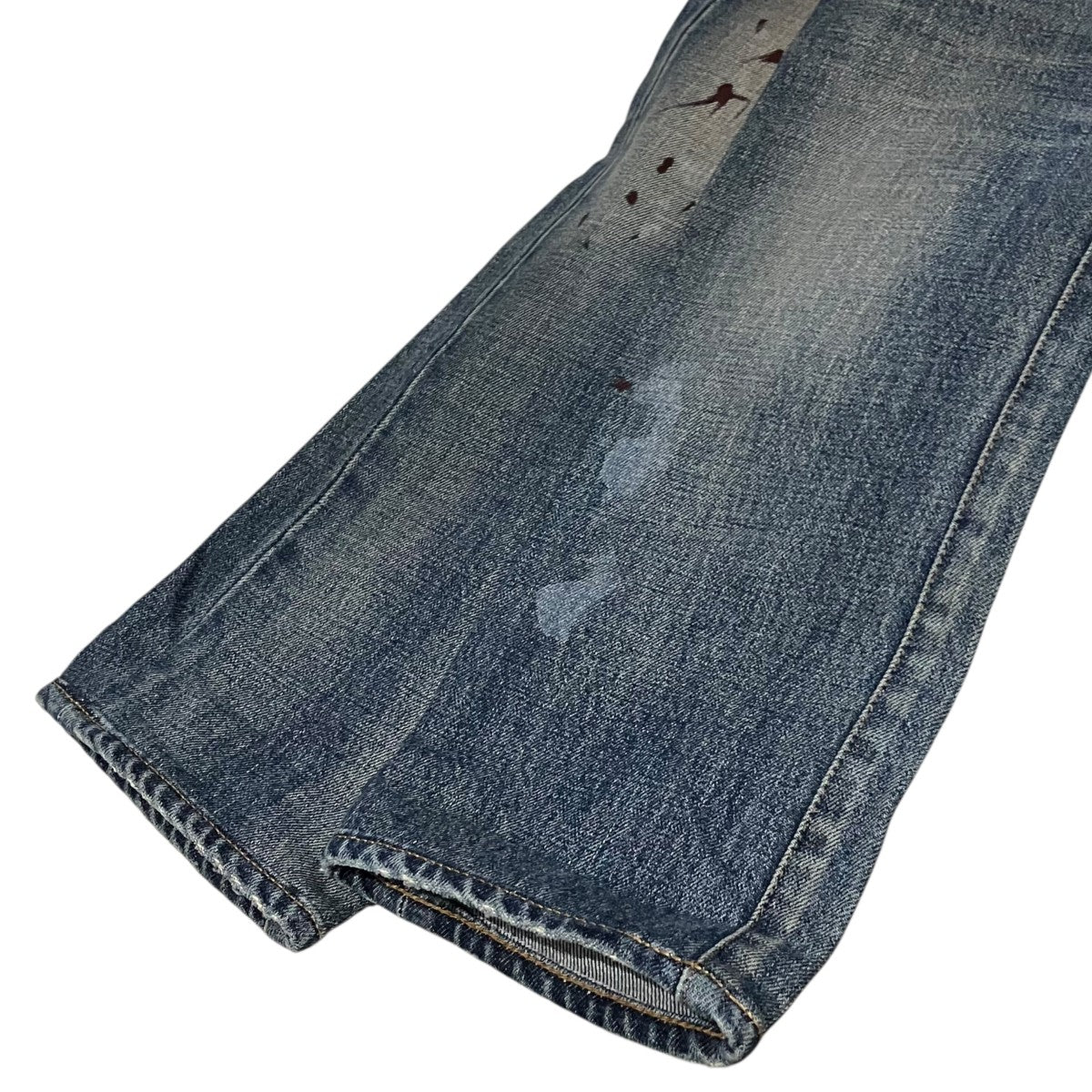 Saint Laurent Paris ニーペイントデニムパンツ526881 古着・中古-4枚目のアイテム画像