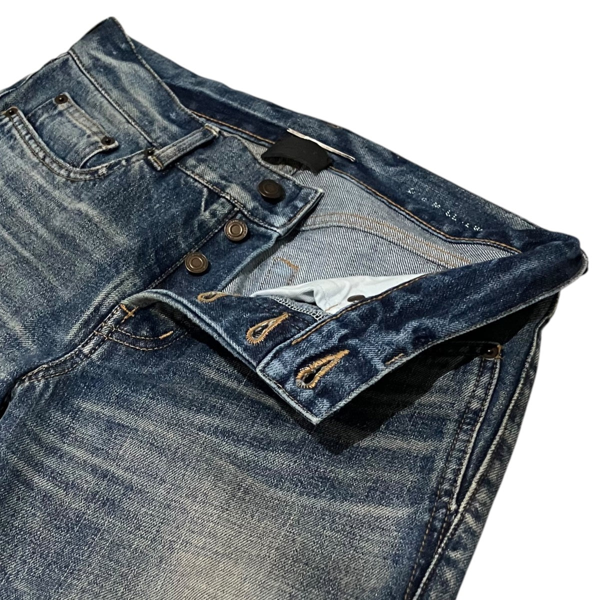 Saint Laurent Paris ニーペイントデニムパンツ526881 古着・中古-5枚目のアイテム画像