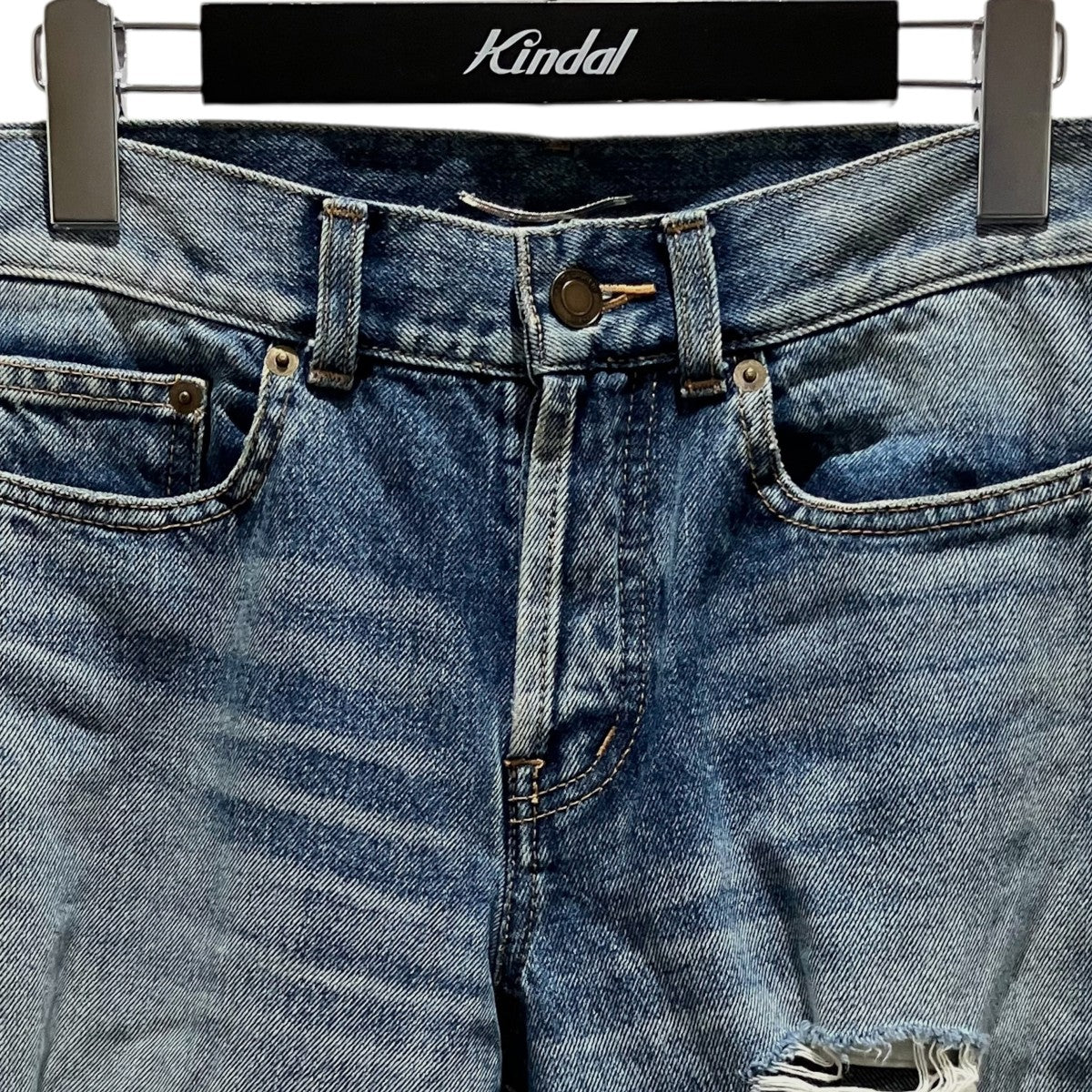 Saint Laurent Paris(サンローランパリ) クラッシュ加工デニムパンツ