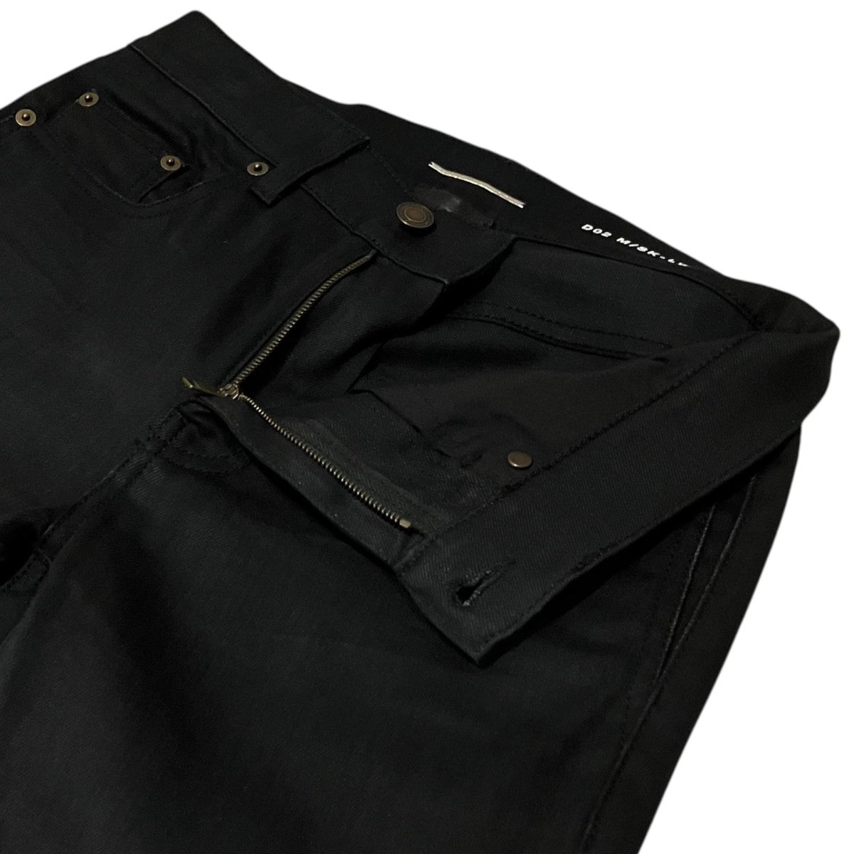 Saint Laurent Paris 裾デザインスキニーデニムパンツ571760 古着・中古-5枚目のアイテム画像