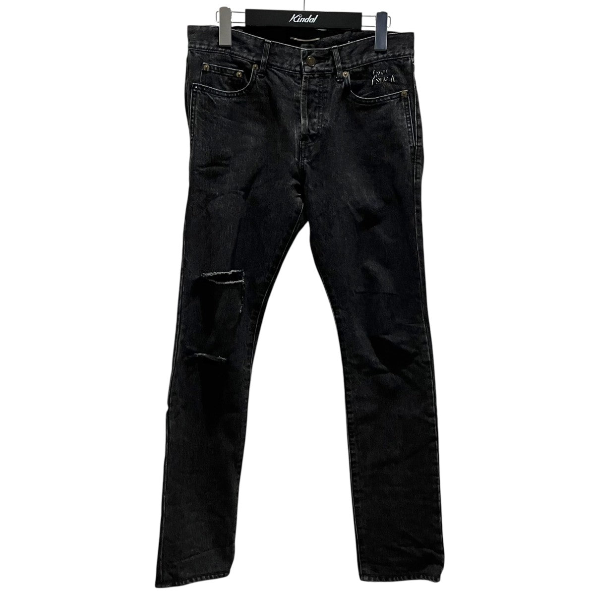 Saint Laurent Paris ポケット刺繍デニムパンツ526883 古着・中古-1枚目のアイテム画像