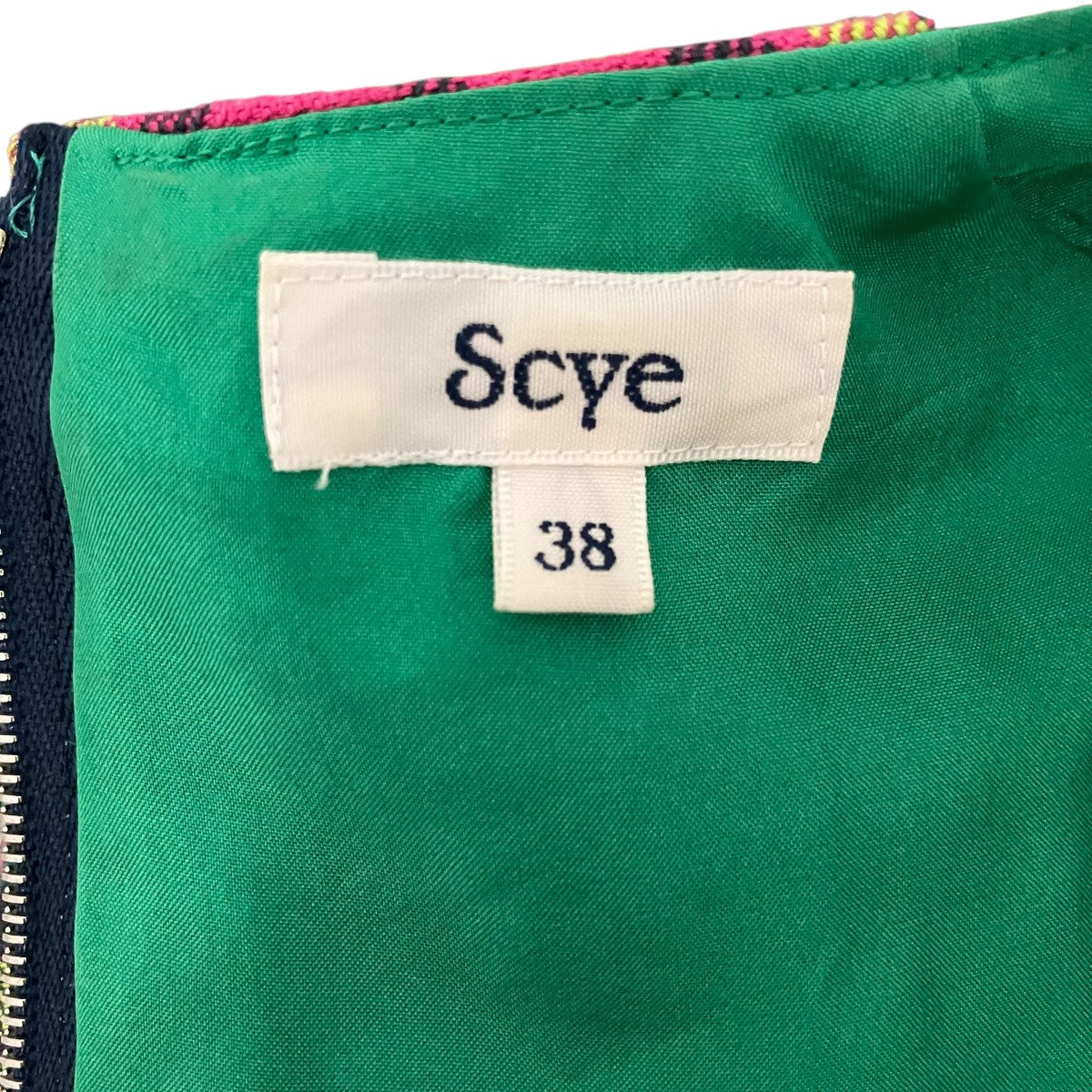 SCYE×Drawer ノースリーブチェックワンピース1221-01420 1221-01420