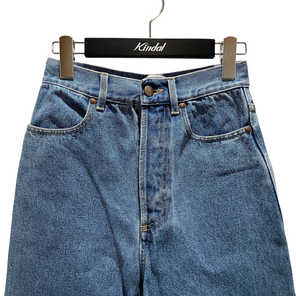 Cristaseya ハイウエストデニムパンツ 古着・中古-3枚目のアイテム画像