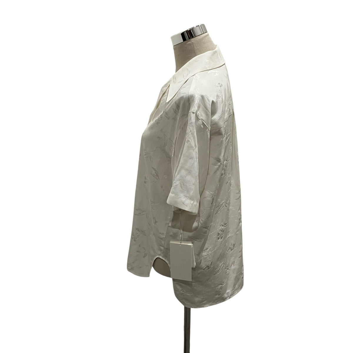 mame kurogouchi 26SS【Karako Jacquard Open Collar Shirt】ジャガードシャツジャケットMM26SS-SH045 古着・中古-5枚目のアイテム画像