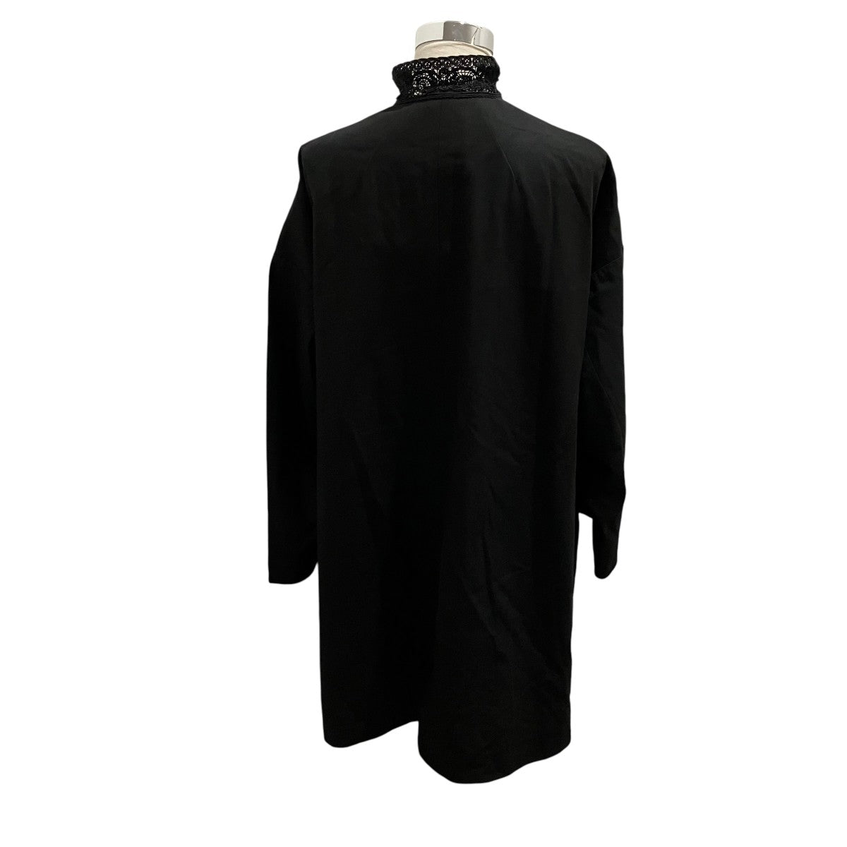 mame kurogouchi 【Cording Embroidery Detail Cotton Over Size Coat】ネックレースコートMM24SS-C0064 古着・中古-2枚目のアイテム画像