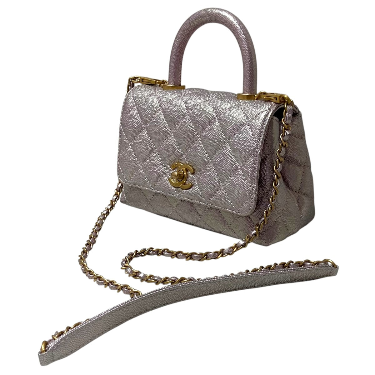 CHANEL 【ココハンドルミニ】ショルダーバッグ 古着・中古-1枚目のアイテム画像