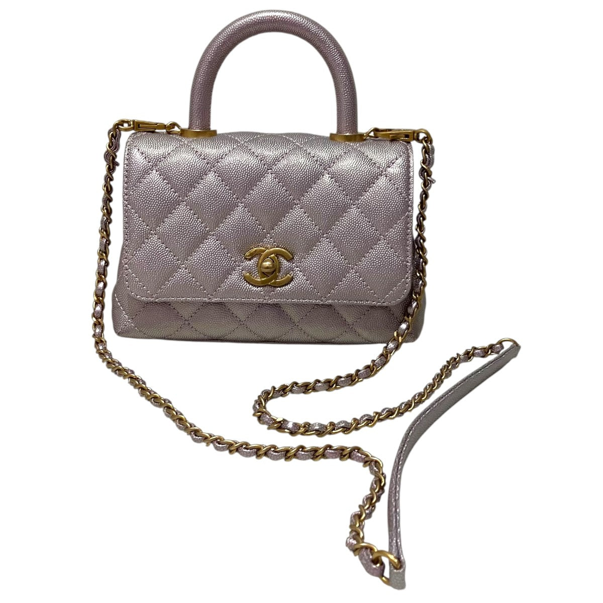 CHANEL 【ココハンドルミニ】ショルダーバッグ 古着・中古-2枚目のアイテム画像