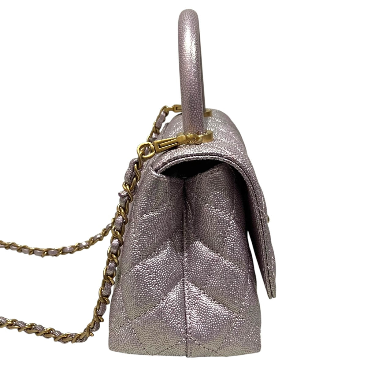 CHANEL 【ココハンドルミニ】ショルダーバッグ 古着・中古-4枚目のアイテム画像