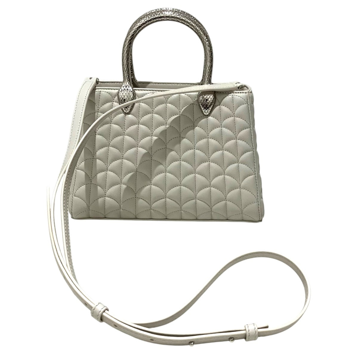 BVLGARI 【セルペンティーヌ デュオ トップハンドル】ショルダーバッグ294299 古着・中古-2枚目のアイテム画像