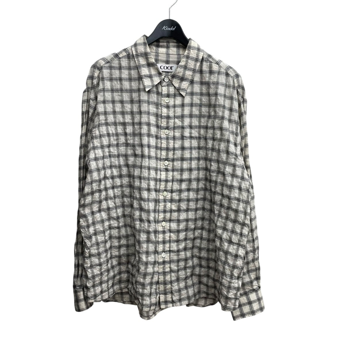 COOR チェックシャツ 古着・中古-1枚目のアイテム画像