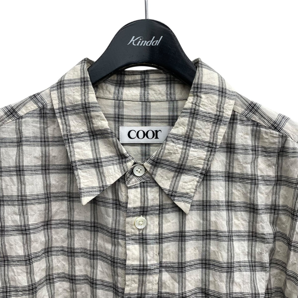 COOR チェックシャツ 古着・中古-3枚目のアイテム画像
