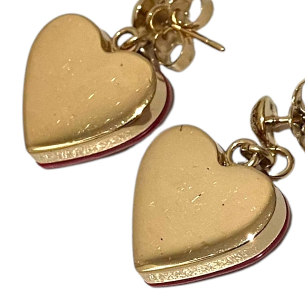 LOUIS VUITTON 【ブックルドレイユ ロックミー】ハートピアスM66790 古着・中古-5枚目のアイテム画像
