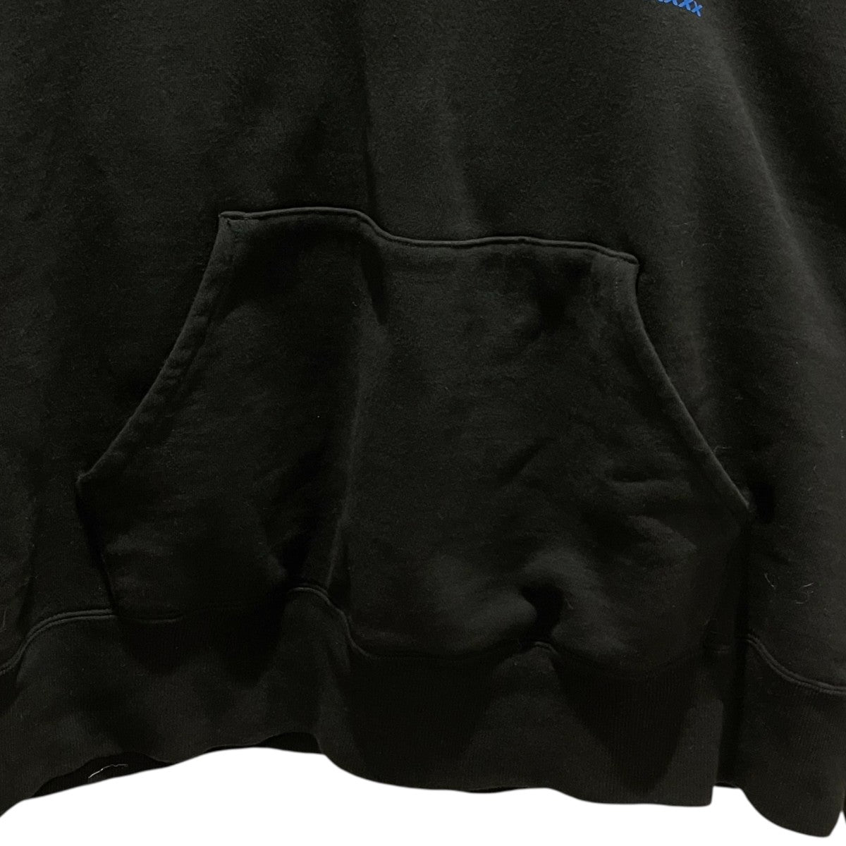 SAINT MICHAEL 【HOODIE RIBON SAINT BLACK】プルオーバーパーカーSM-HR8-0000-047 古着・中古-4枚目のアイテム画像
