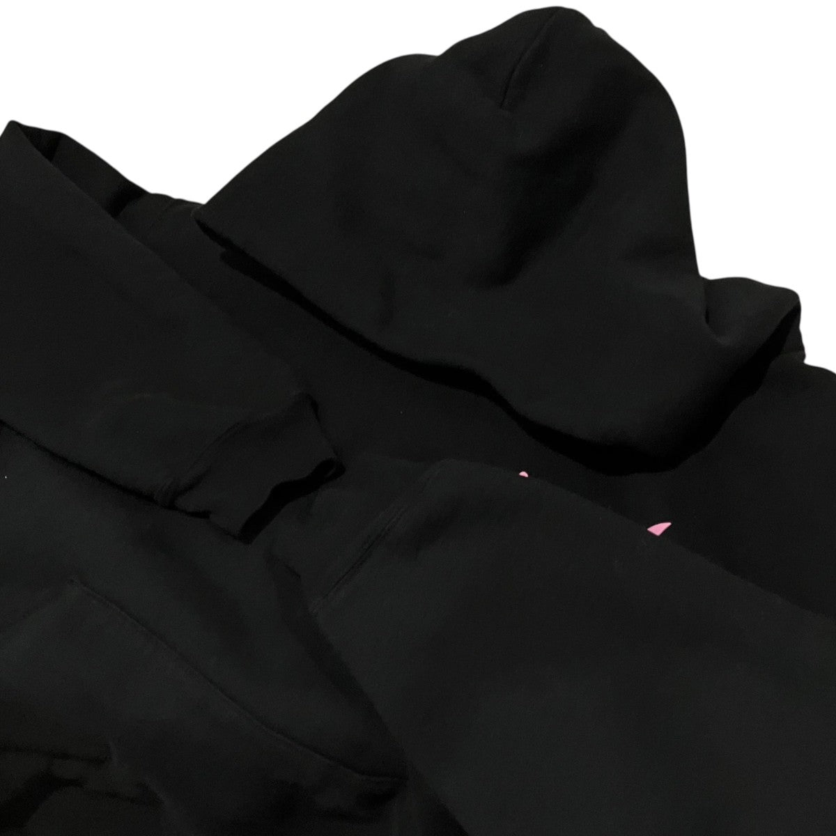 SAINT MICHAEL 【HOODIE RIBON SAINT BLACK】プルオーバーパーカーSM-HR8-0000-047 古着・中古-5枚目のアイテム画像