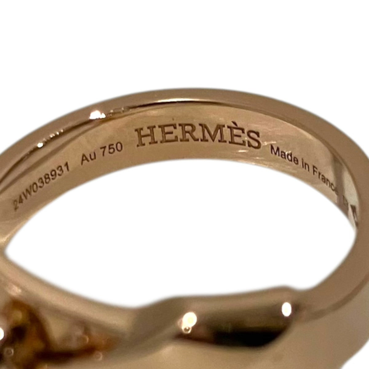HERMES ピンクゴールドリング 古着・中古-6枚目のアイテム画像