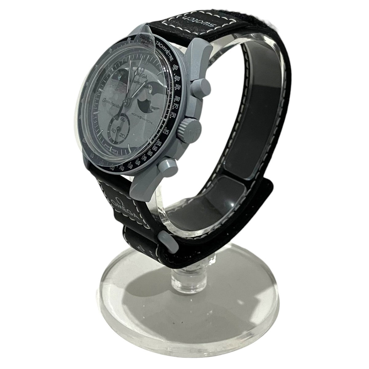 OMEGA×SWATCH 【MISSION TO EARTHPHASE】腕時計SO33M700 古着・中古-1枚目のアイテム画像
