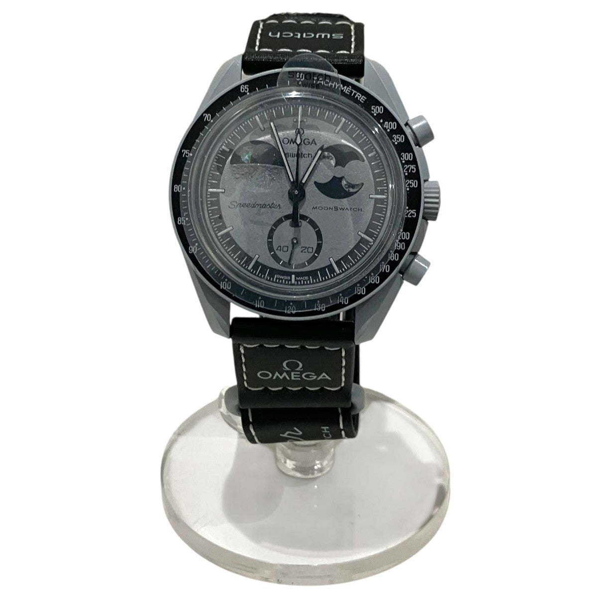 OMEGA×SWATCH 【MISSION TO EARTHPHASE】腕時計SO33M700 古着・中古-2枚目のアイテム画像