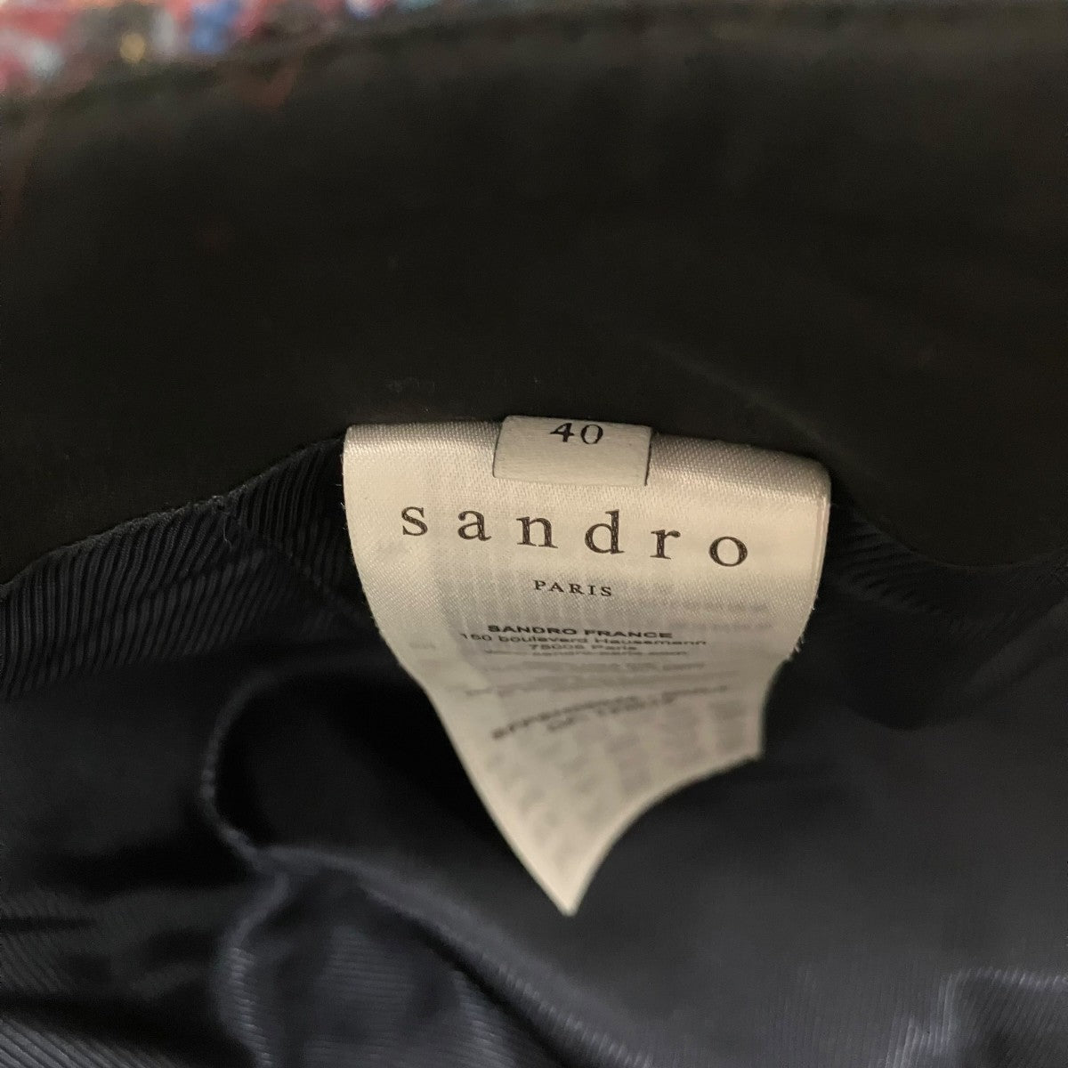Sandro ツイードハーフパンツSFPSH00026 古着・中古-7枚目のアイテム画像