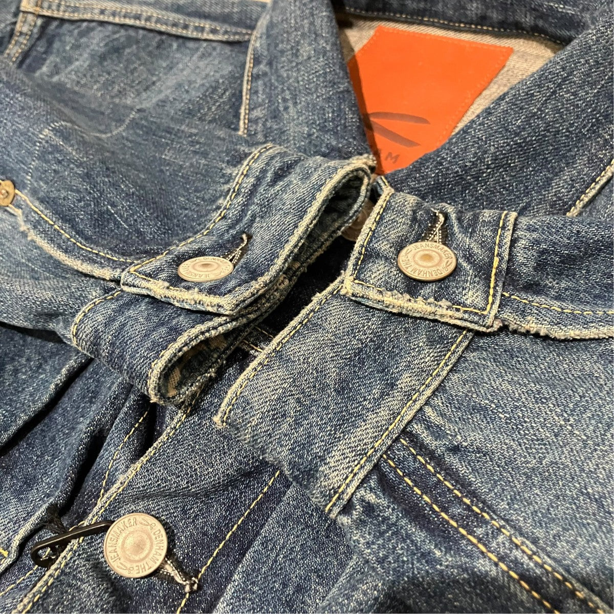 Denham×FULLCOUNT BACK BORD DENIM JKデニムジャケット27211-3-20002 古着・中古-5枚目のアイテム画像