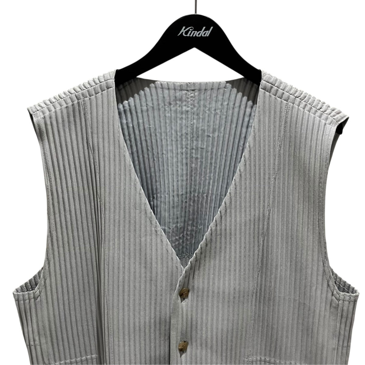 HOMME PLISSE ISSEY MIYAKE プリーツベストHP96-JE111 古着・中古-3枚目のアイテム画像