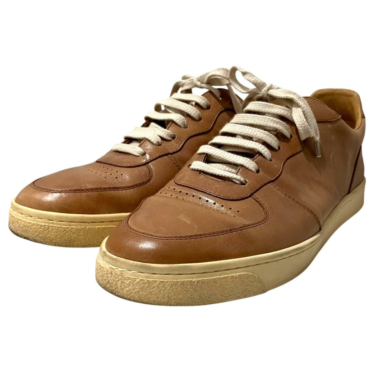 BRUNELLO CUCINELLI レザースニーカー 古着・中古-1枚目のアイテム画像