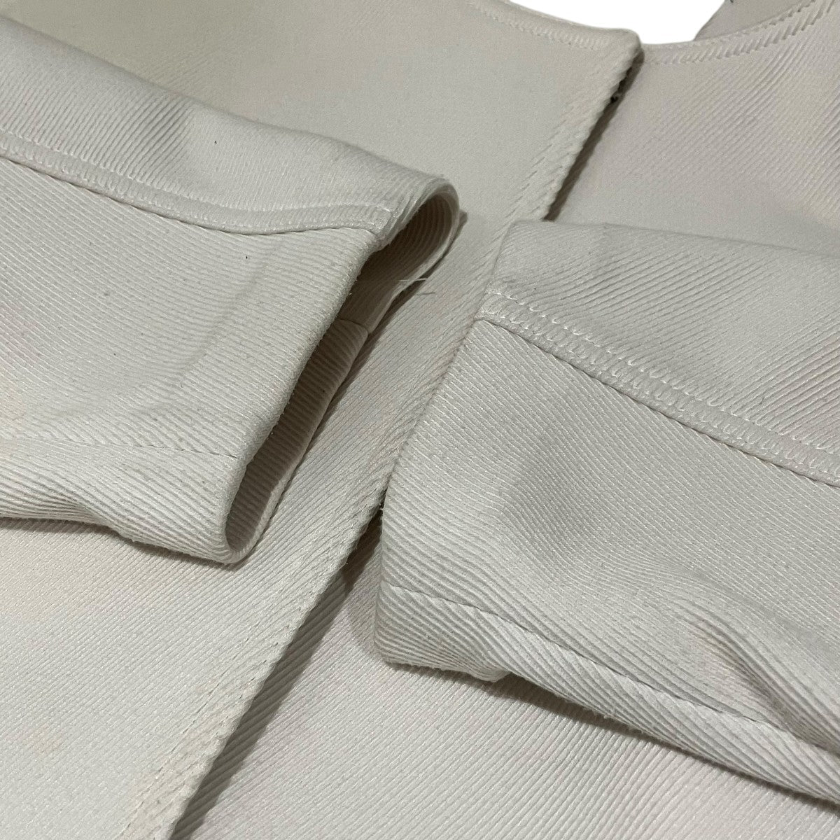 UNITED ARROWS P／R ツイル ノーカラー ミドルコート1525-199-4453 古着・中古-7枚目のアイテム画像