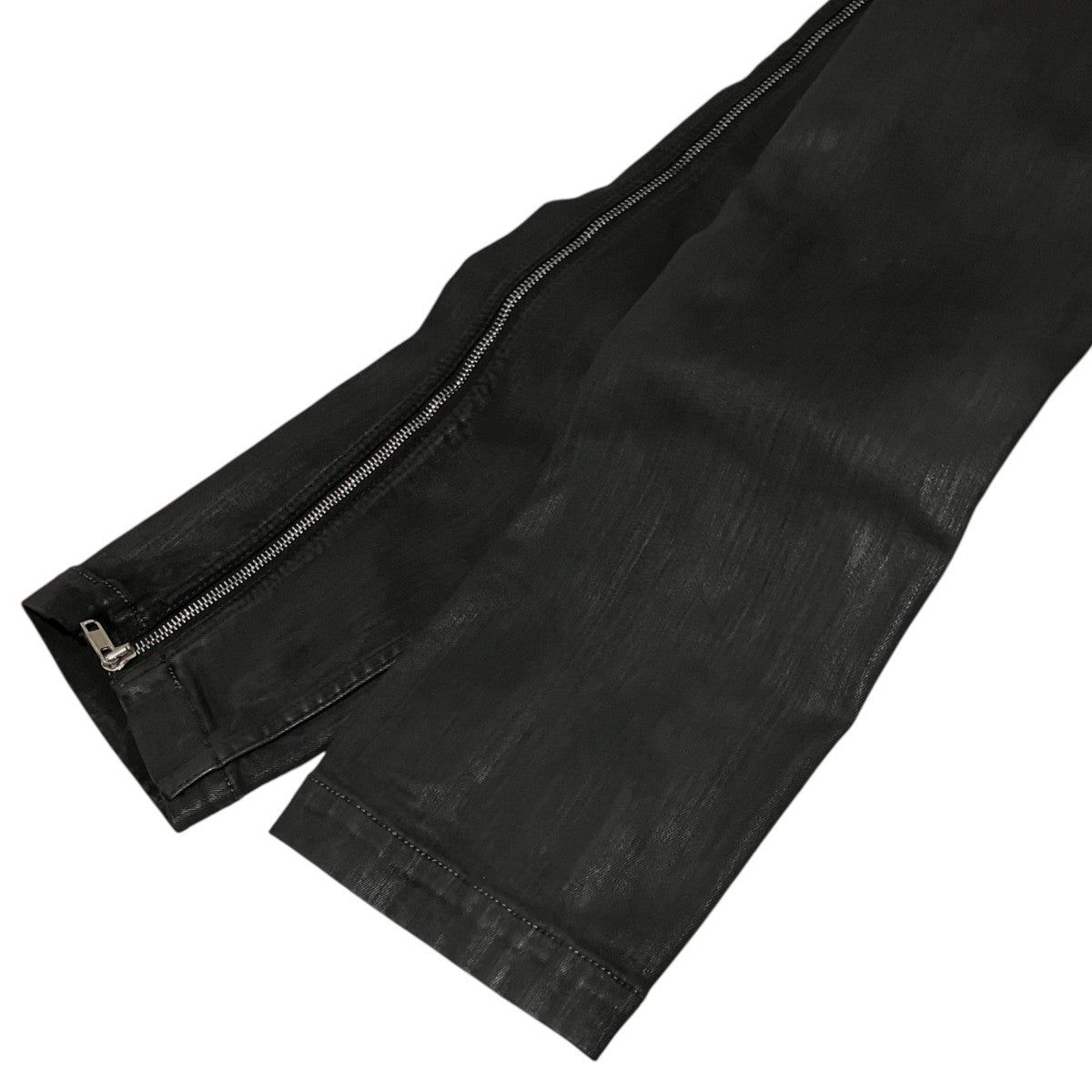 RICK OWENS コーティングデニムパンツRL01F2300-SDBK 古着・中古-4枚目のアイテム画像