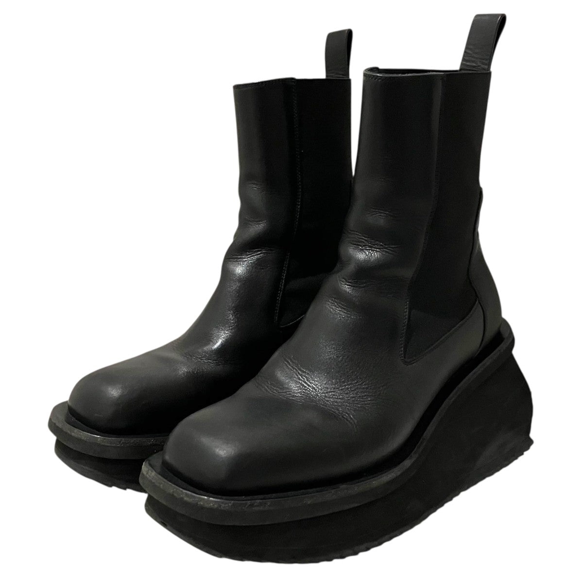 RICK OWENS 26SS【LOW FACTORY BOOTS】サイドゴアブーツ01F2808 古着・中古-1枚目のアイテム画像