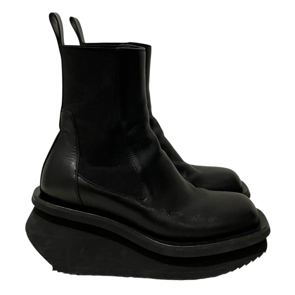 RICK OWENS 26SS【LOW FACTORY BOOTS】サイドゴアブーツ01F2808 古着・中古-4枚目のアイテム画像
