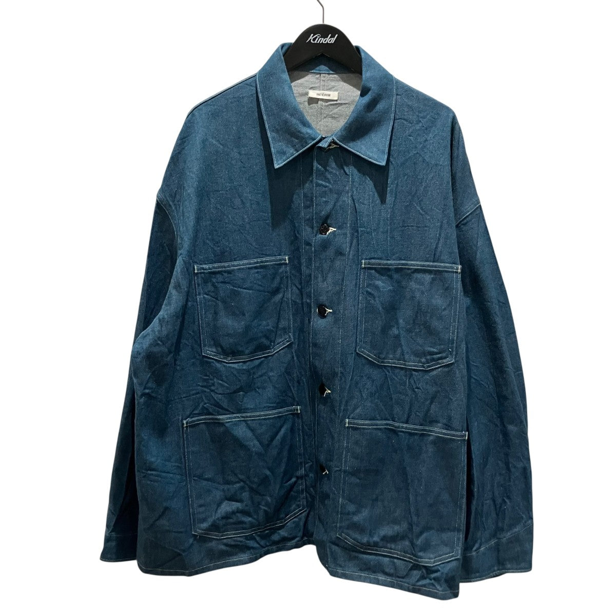 INTERIM ハイパーデニムカバーオール 古着・中古-1枚目のアイテム画像