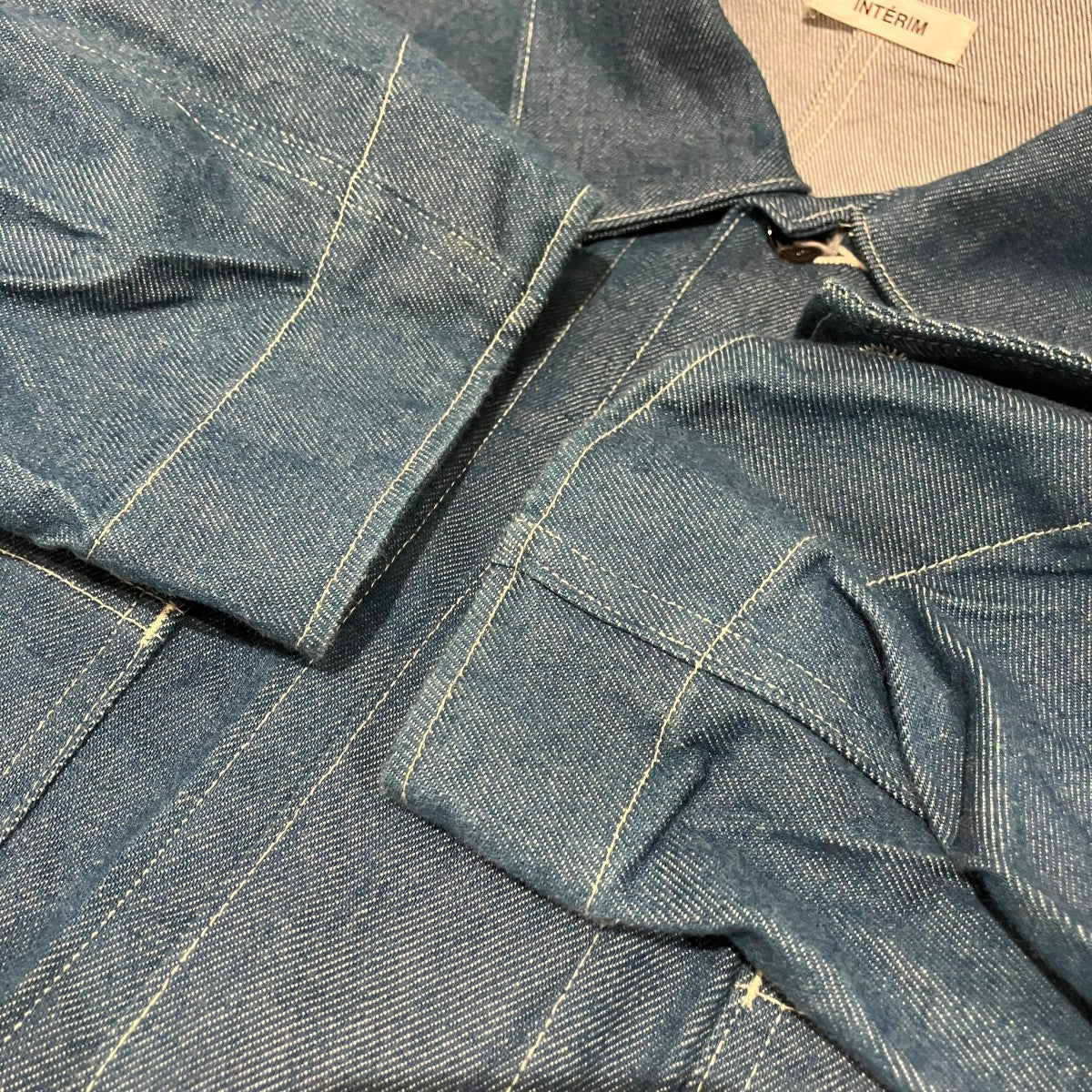 INTERIM ハイパーデニムカバーオール 古着・中古-5枚目のアイテム画像