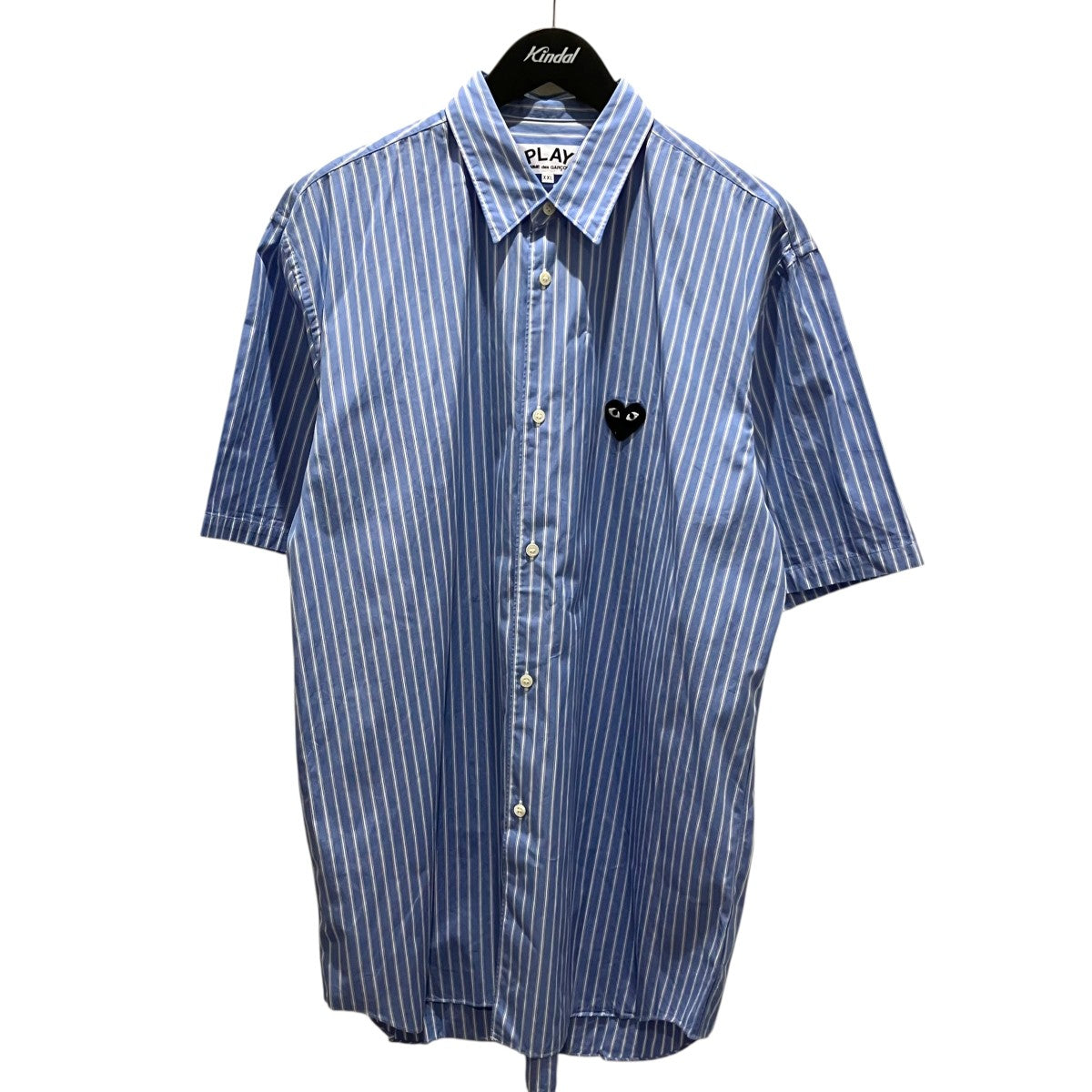 PLAY COMME des GARCONS ストライプシャツAZ-B022 古着・中古-1枚目のアイテム画像
