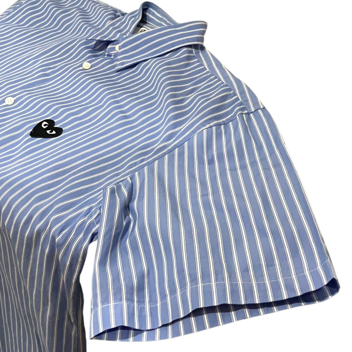 PLAY COMME des GARCONS ストライプシャツAZ-B022 古着・中古-5枚目のアイテム画像