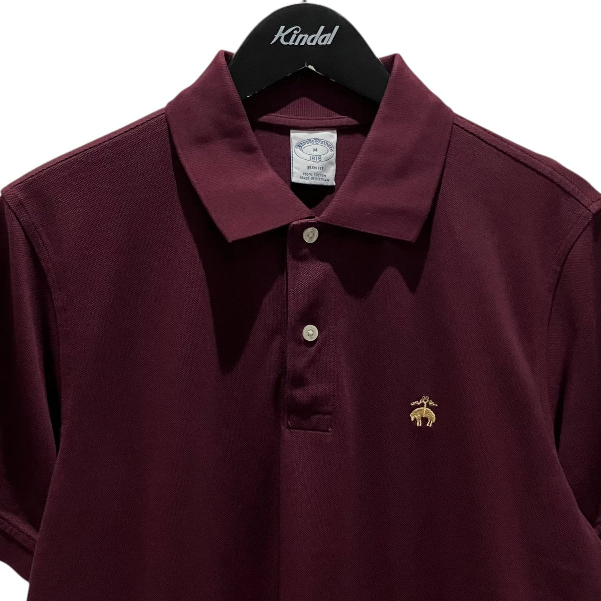 BROOKS BROTHERS(ブルックスブラザーズ) ポロシャツ ボルドー サイズ M