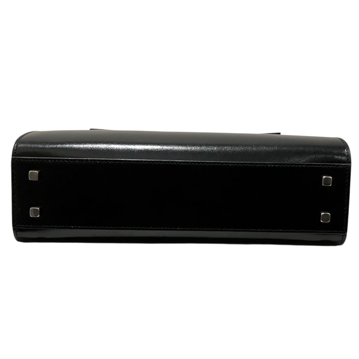 ANYA HINDMARCH 【Mortimer in Black Glossy Calf Ron Herman】ハンドバッグ196604 古着・中古-5枚目のアイテム画像