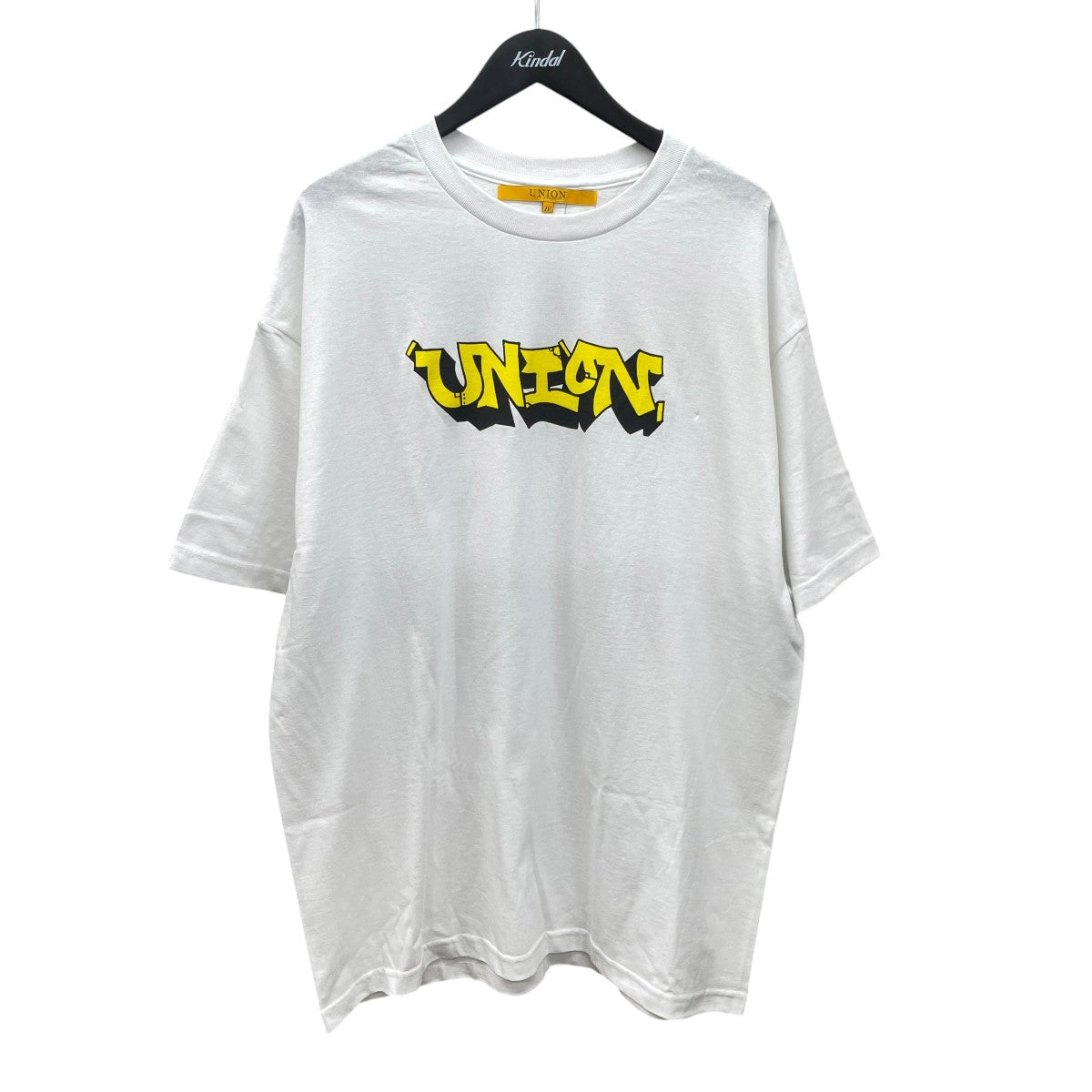 UNION FUNK LETHER TEEプリントTシャツ 古着・中古-1枚目のアイテム画像