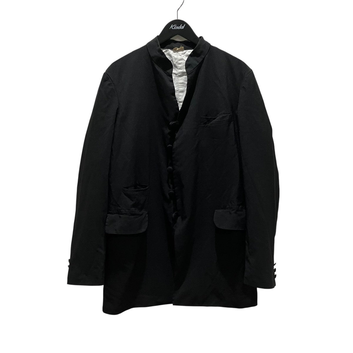 COMME des GARCONS HOMME PLUS 18SS製品染めエステル縮絨マオカラージャケットPA-J053 古着・中古-1枚目のアイテム画像