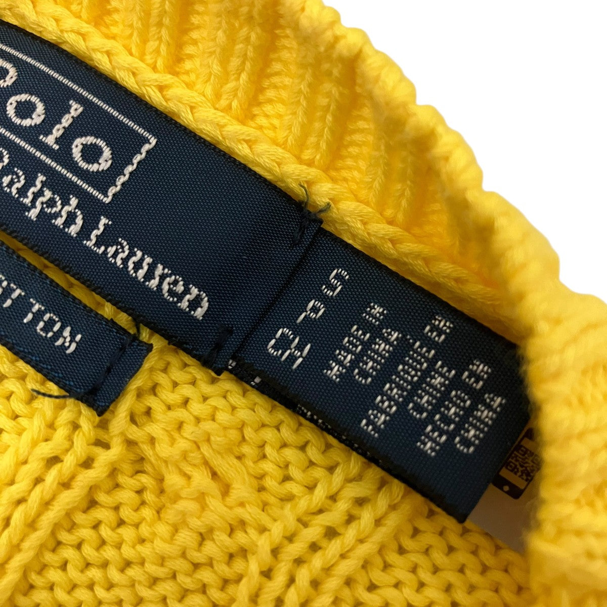 POLO RALPH LAUREN(ポロラルフローレン) 半袖ニット イエロー サイズ S