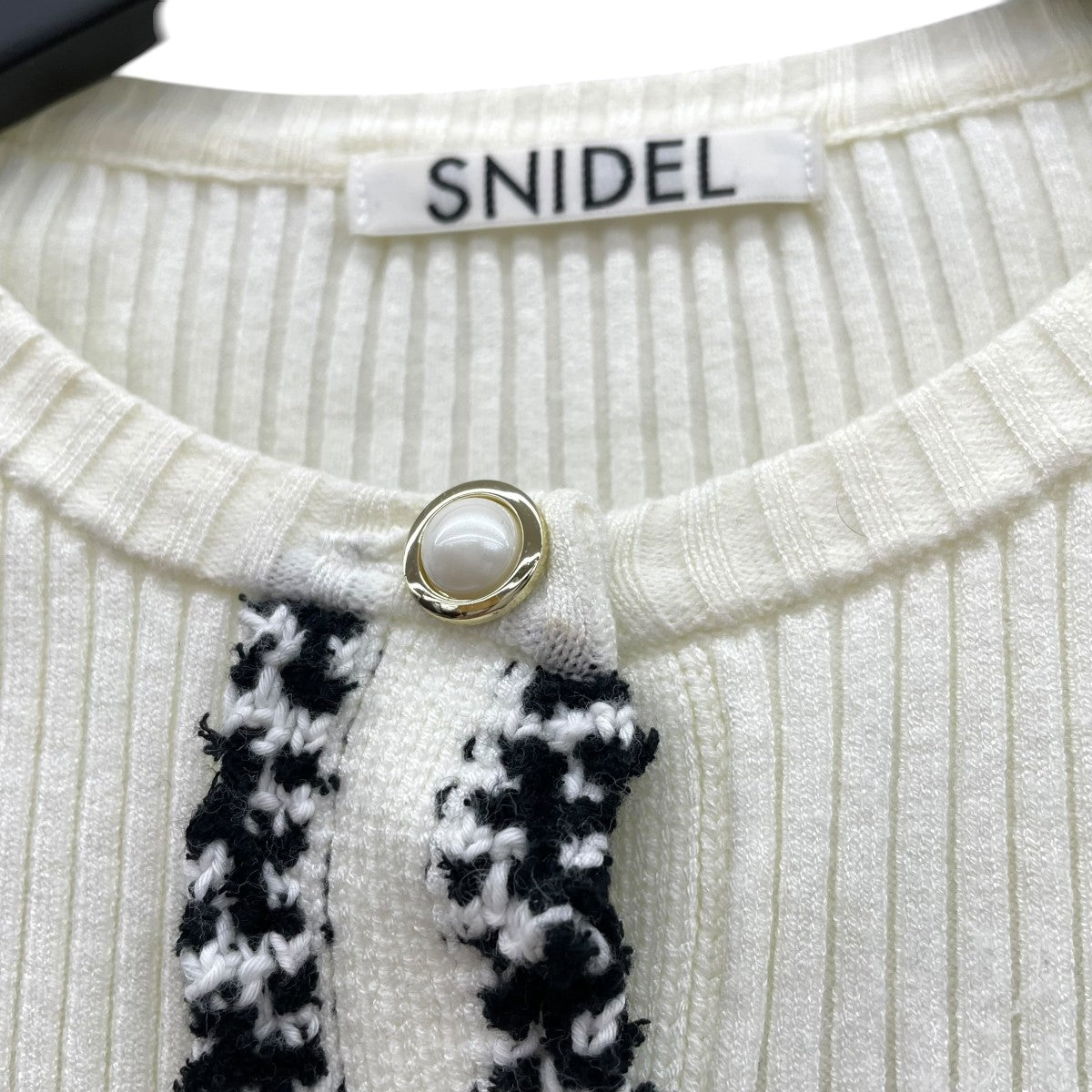 Snidel ニットカーディガンSWNT2212187 古着・中古-4枚目のアイテム画像