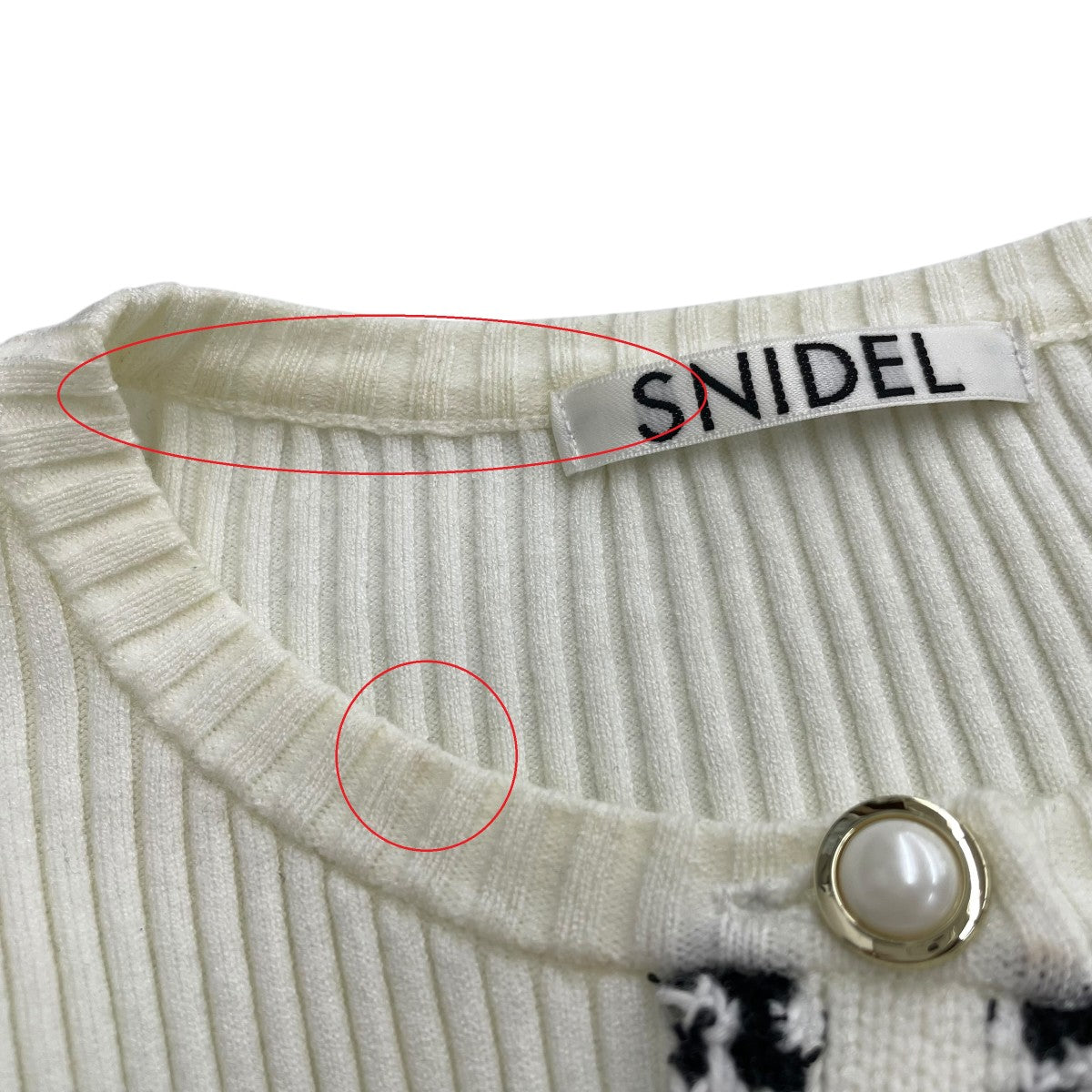 Snidel ニットカーディガンSWNT2212187 古着・中古-6枚目のアイテム画像