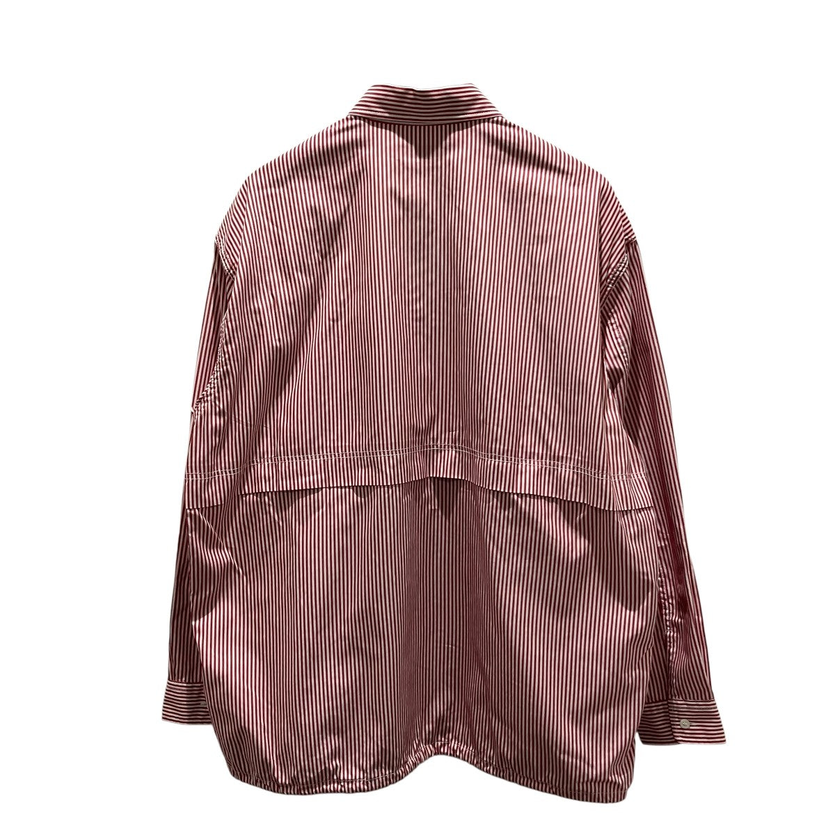 COMME des GARCONS HOMME 26SS【綿ストライプオックスL／S SH】ストライプシャツHQ-B011 古着・中古-2枚目のアイテム画像