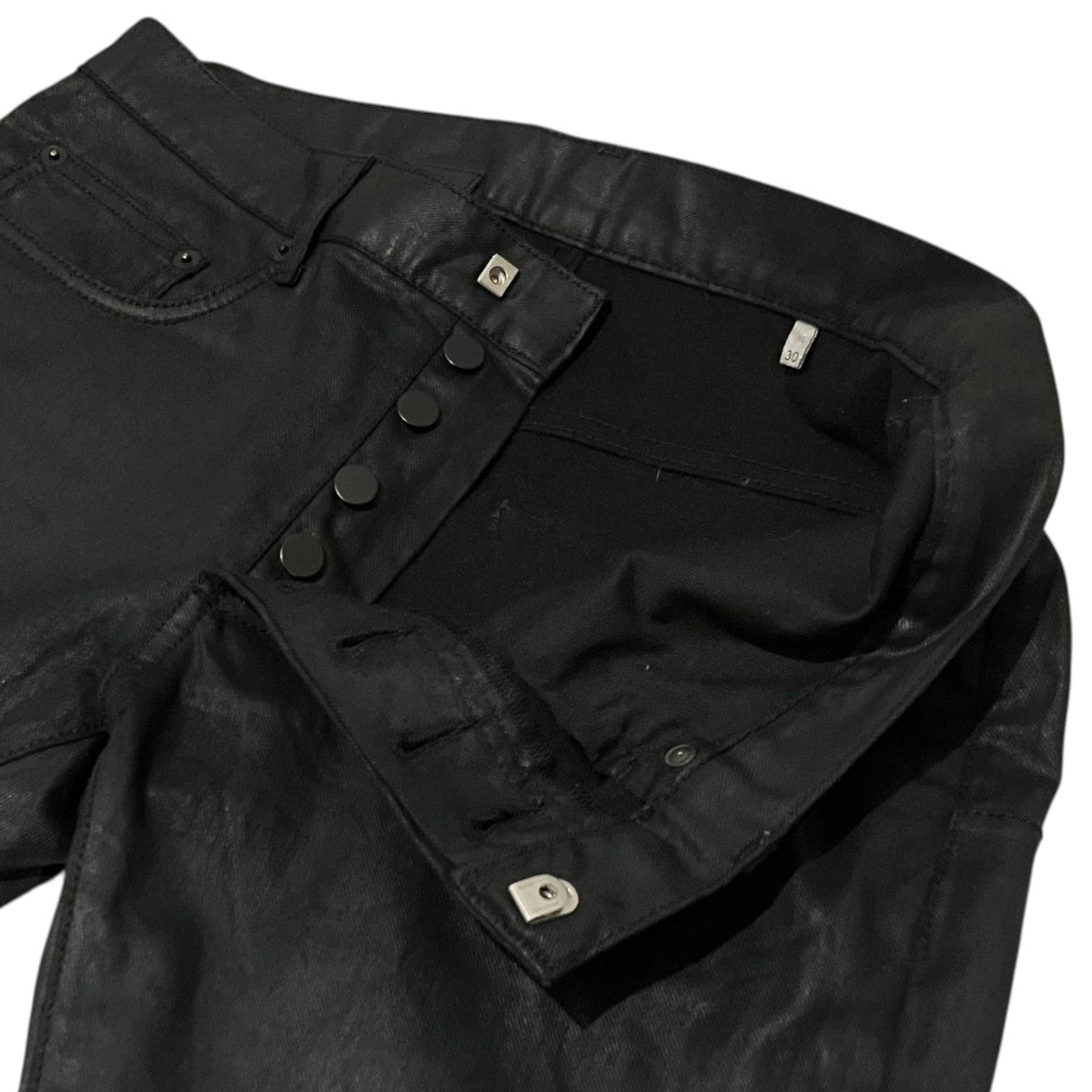 Dior Homme 13SSコーティングデニムパンツ133D016TX078 古着・中古-5枚目のアイテム画像