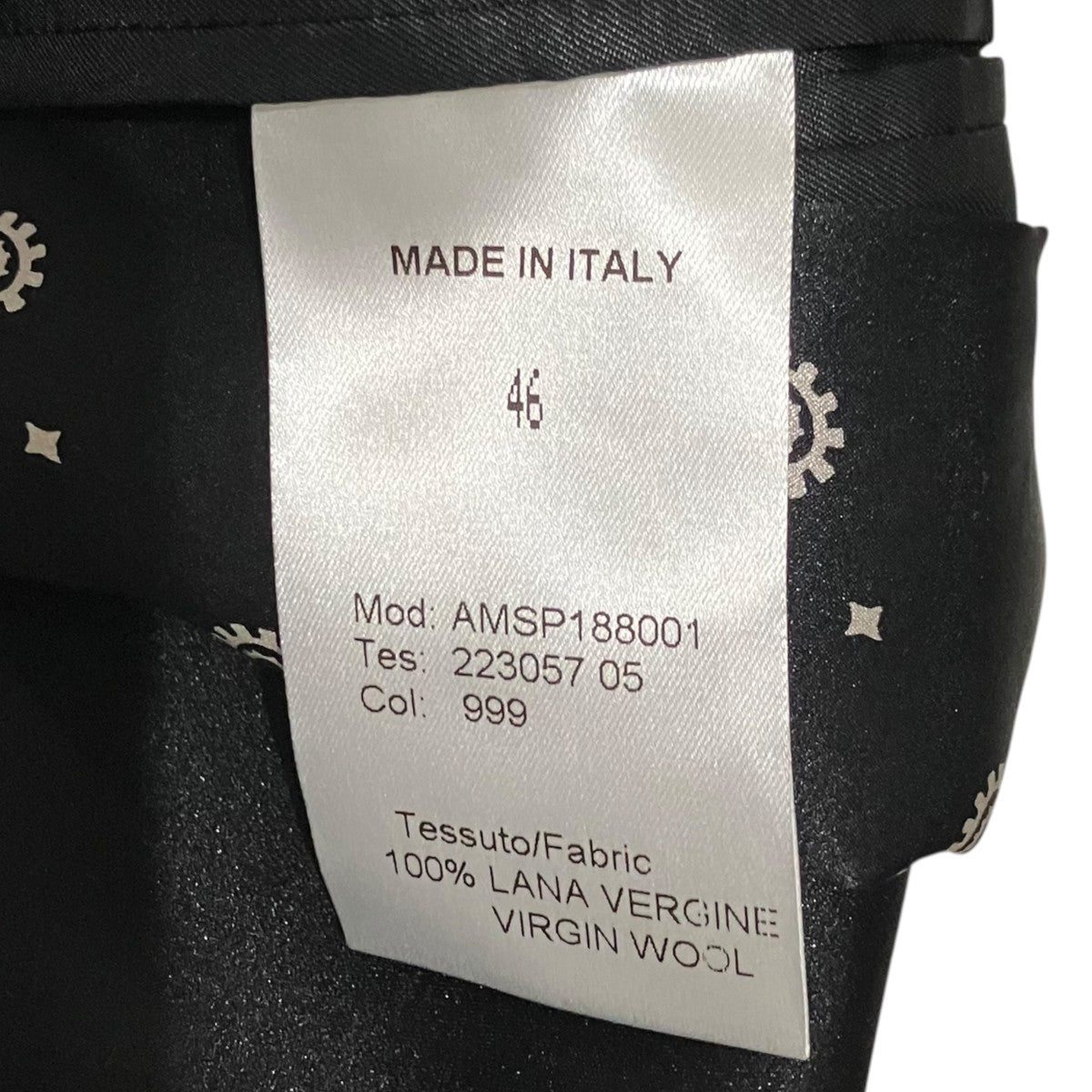 AMIRI タキシードジャケット 古着・中古-6枚目のアイテム画像