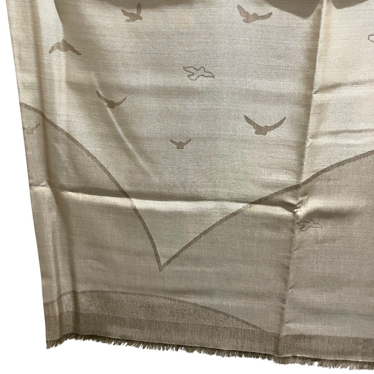 Cartier 【Bird Stole】大判シルクスカーフ 古着・中古-4枚目のアイテム画像