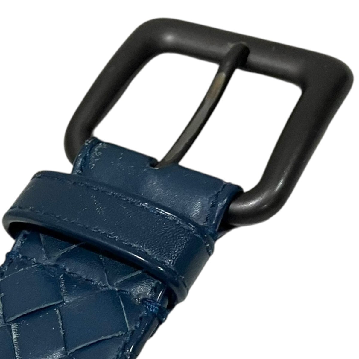 BOTTEGA VENETA イントレチャートレザーベルト 古着・中古-6枚目のアイテム画像