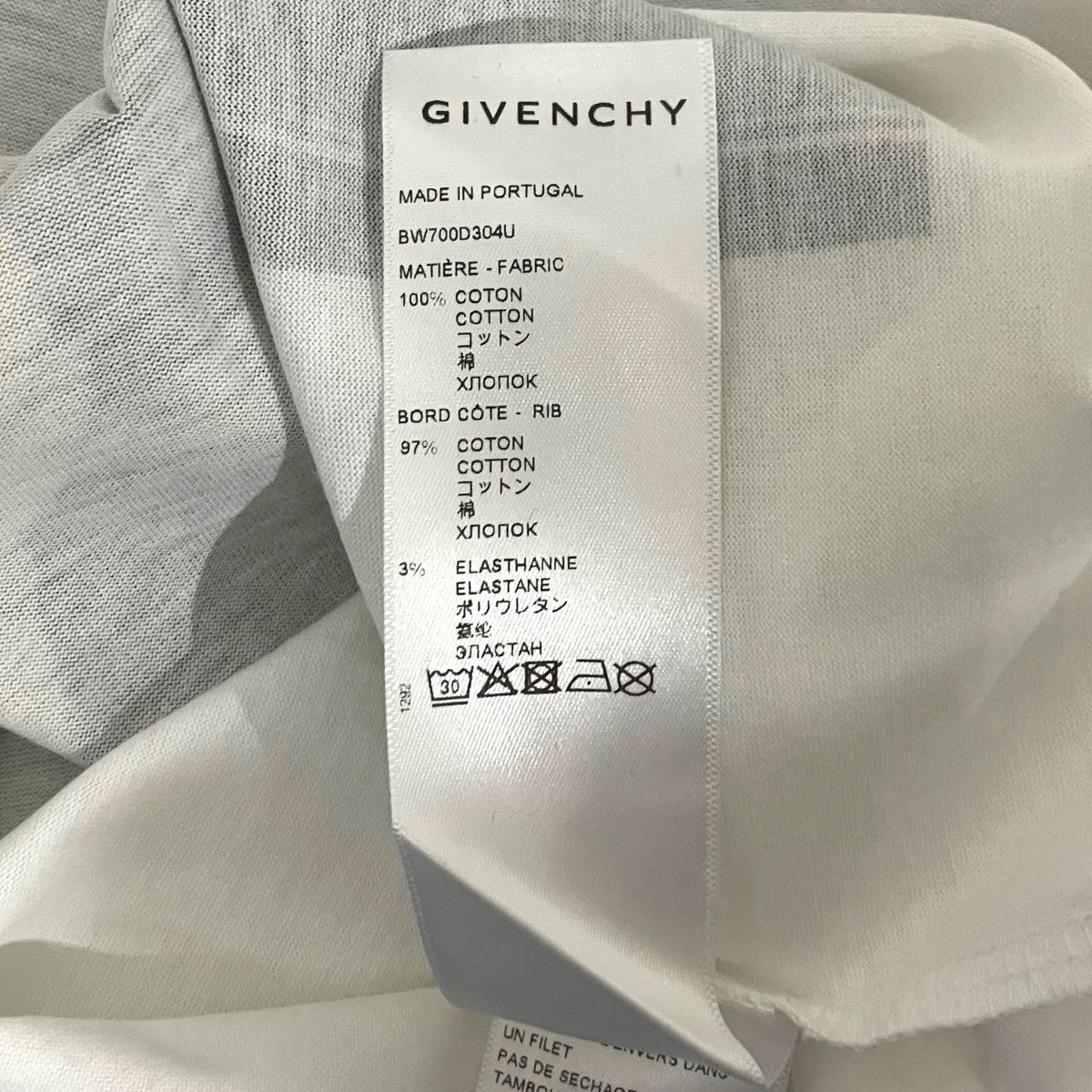 GIVENCHY(ジバンシィ) プリントTシャツBW700D304U BW700D304U ホワイト