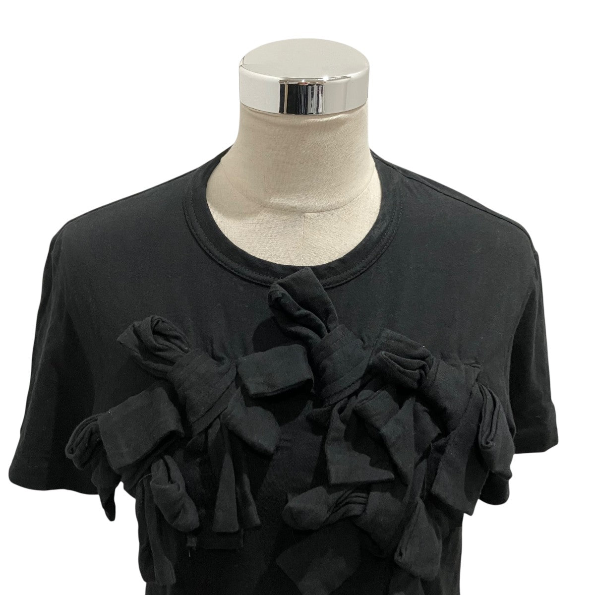 COMME des GARCONS COMME des GARCONS 24SSフロントリボン半袖TシャツRM-T001 古着・中古-3枚目のアイテム画像