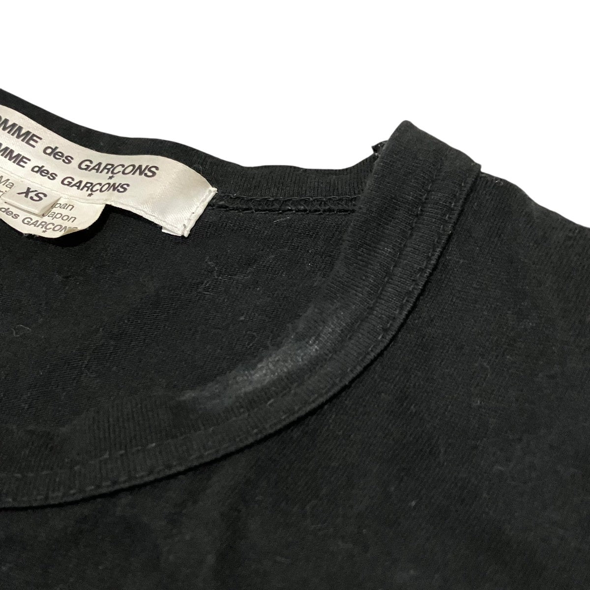 COMME des GARCONS COMME des GARCONS 24SSフロントリボン半袖TシャツRM-T001 古着・中古-6枚目のアイテム画像